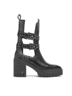 Προϋπολογισμός ???? Carinii Γυναίκες Biker Μποτάκια Μποτάκια B7813 Μαύρο ⭐ -Carinii Εκπτώσεις unnamed file 789