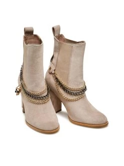 Αγορά ???? Carinii Γυναίκες Biker Μποτάκια Μποτάκια B8121 Μπεζ ???? -Carinii Εκπτώσεις unnamed file 838