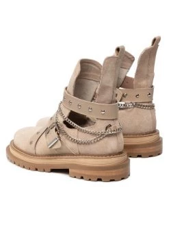 Καλύτερη πώληση ???? Carinii Γυναίκες Biker Μποτάκια Μποτάκια B8026 Μπεζ ???? -Carinii Εκπτώσεις unnamed file 872