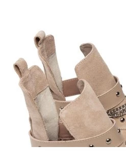 Καλύτερη πώληση ???? Carinii Γυναίκες Biker Μποτάκια Μποτάκια B8026 Μπεζ ???? -Carinii Εκπτώσεις unnamed file 875