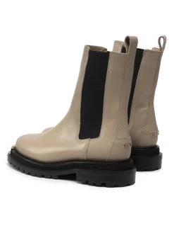 Φτηνός ???? Carinii Γυναίκες Biker Μποτάκια Μποτάκια με λάστιχο B8002 Μπεζ ???? -Carinii Εκπτώσεις unnamed file 896