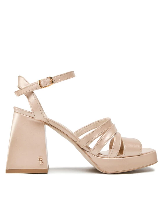 Φτηνός ???? Carinii Γυναίκες Σανδάλια B7786 Μπεζ ✔️ 4 Φτηνός ???? Carinii Γυναίκες Σανδάλια B7786 Μπεζ ✔️ - Image 2