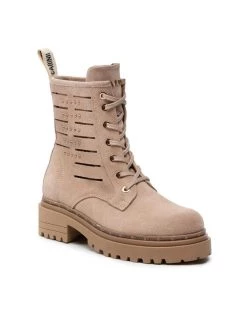 Συμφωνίες ???? Carinii Γυναίκες Biker Μποτάκια Ορειβατικά παπούτσια B7974 Μπεζ ✨