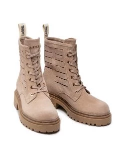 Συμφωνίες ???? Carinii Γυναίκες Biker Μποτάκια Ορειβατικά παπούτσια B7974 Μπεζ ✨ -Carinii Εκπτώσεις unnamed file 922