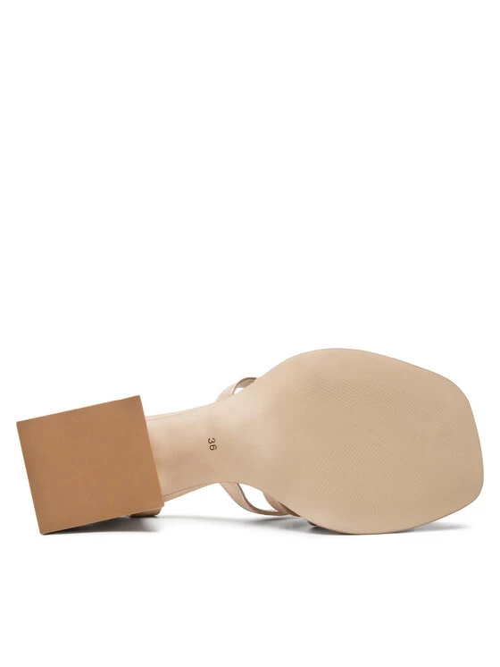 Φτηνός ???? Carinii Γυναίκες Σανδάλια B7786 Μπεζ ✔️ 6 Φτηνός ???? Carinii Γυναίκες Σανδάλια B7786 Μπεζ ✔️ - Image 4