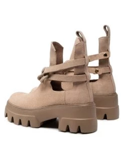 Flash Sale ???? Carinii Γυναίκες Biker Μποτάκια Μποτάκια B7919 Μπεζ ???? -Carinii Εκπτώσεις unnamed file 968