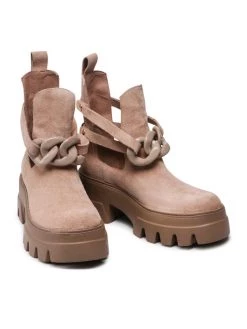 Flash Sale ???? Carinii Γυναίκες Biker Μποτάκια Μποτάκια B7919 Μπεζ ???? -Carinii Εκπτώσεις unnamed file 970