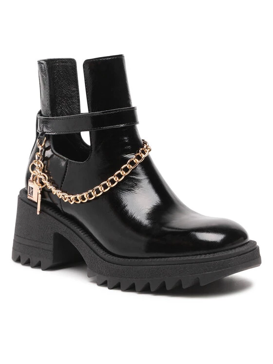 Best Pirce ???? Carinii Γυναίκες Biker Μποτάκια Μποτάκια B7923 Μαύρο ❤️ 3 Best Pirce ???? Carinii Γυναίκες Biker Μποτάκια Μποτάκια B7923 Μαύρο ❤️