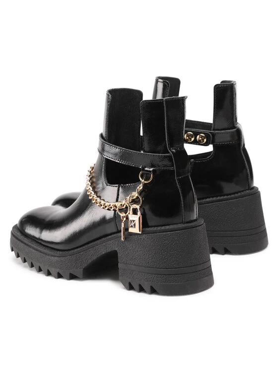 Best Pirce ???? Carinii Γυναίκες Biker Μποτάκια Μποτάκια B7923 Μαύρο ❤️ 5 Best Pirce ???? Carinii Γυναίκες Biker Μποτάκια Μποτάκια B7923 Μαύρο ❤️ - Image 3