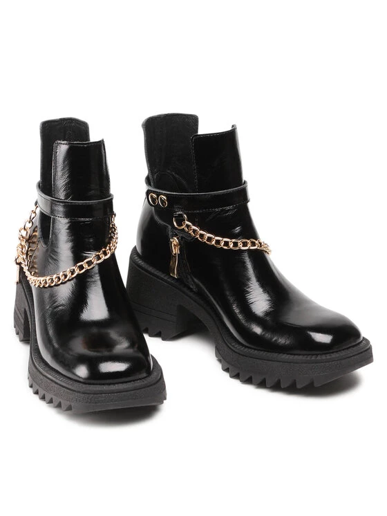 Best Pirce ???? Carinii Γυναίκες Biker Μποτάκια Μποτάκια B7923 Μαύρο ❤️ 7 Best Pirce ???? Carinii Γυναίκες Biker Μποτάκια Μποτάκια B7923 Μαύρο ❤️ - Image 5