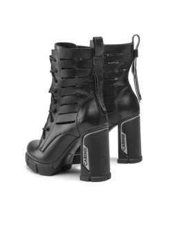 Αγορά ???? Carinii Γυναίκες Biker Μποτάκια Μποτάκια B7925 Μαύρο ???? -Carinii Εκπτώσεις unnamed file 992