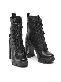 Αγορά ???? Carinii Γυναίκες Biker Μποτάκια Μποτάκια B7925 Μαύρο ???? -Carinii Εκπτώσεις unnamed file 994